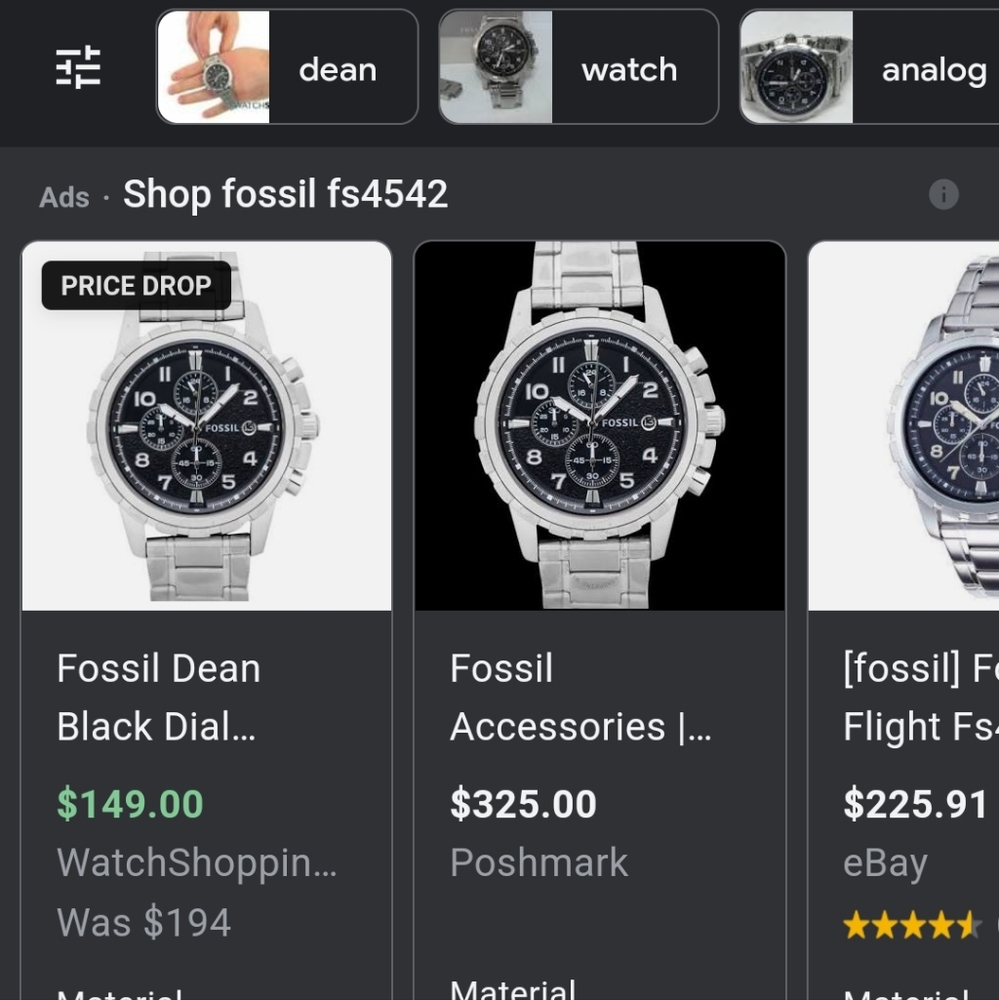 Fossil men's watch